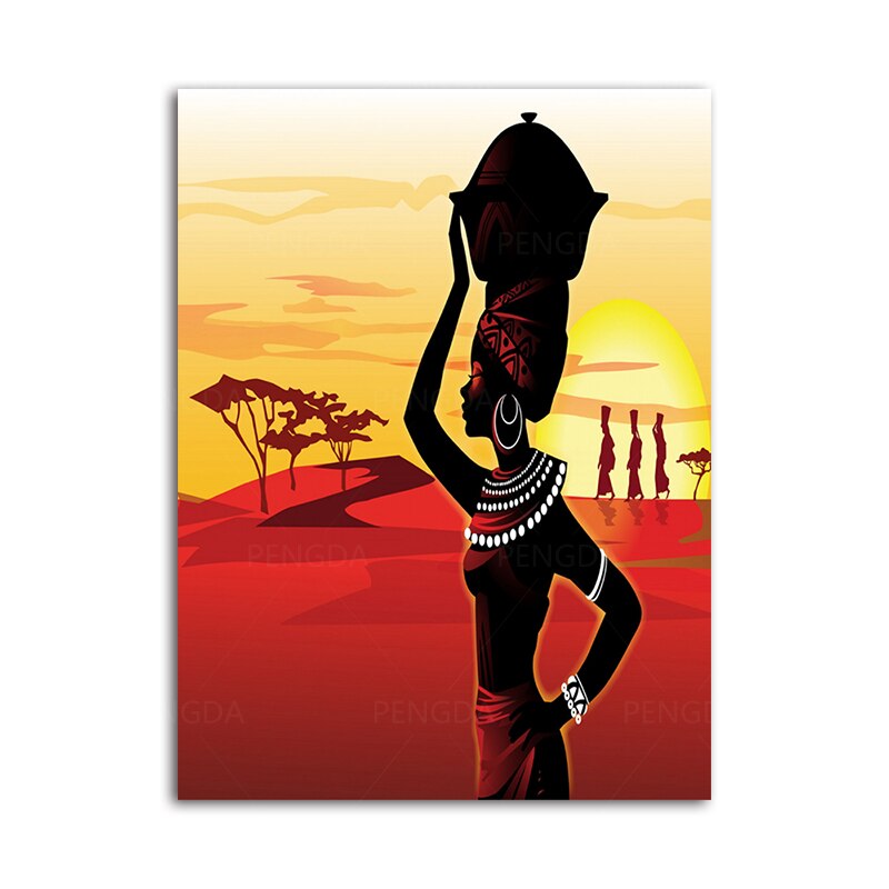 Poster »African Sunrise«