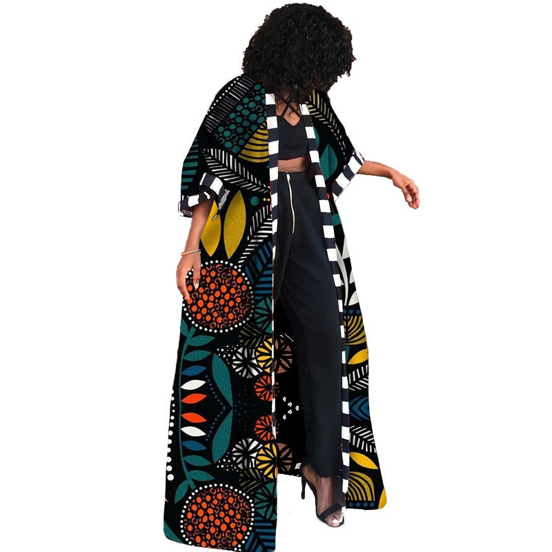 Dashiki Mantel / langer Cardigan /Jacke