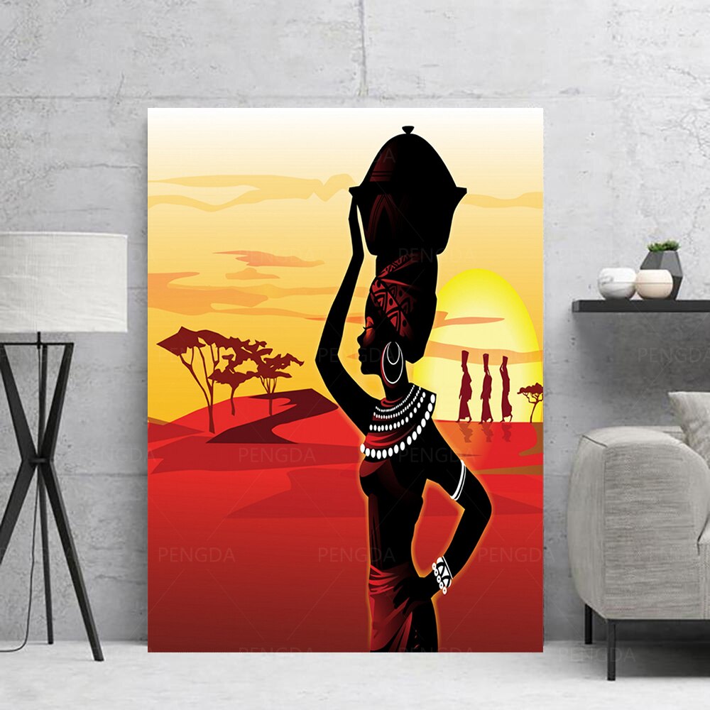 Poster »African Sunrise«