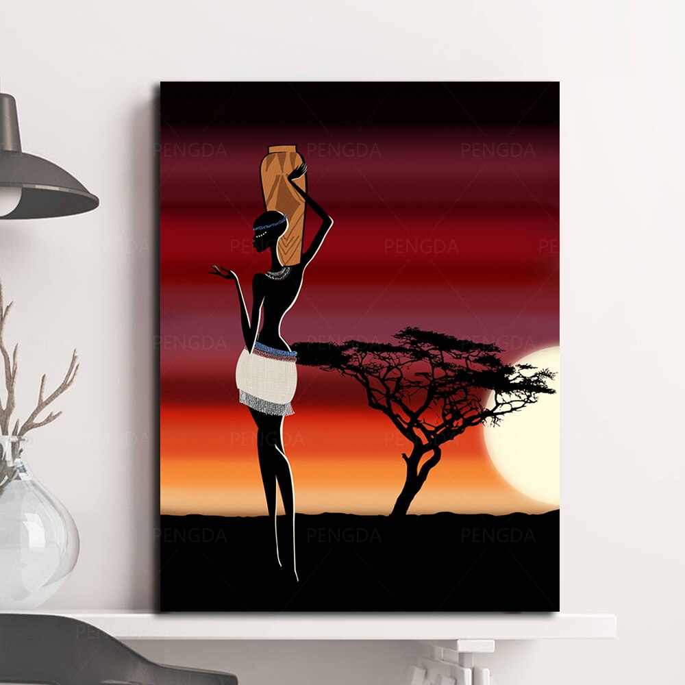 Poster »African Sunrise«