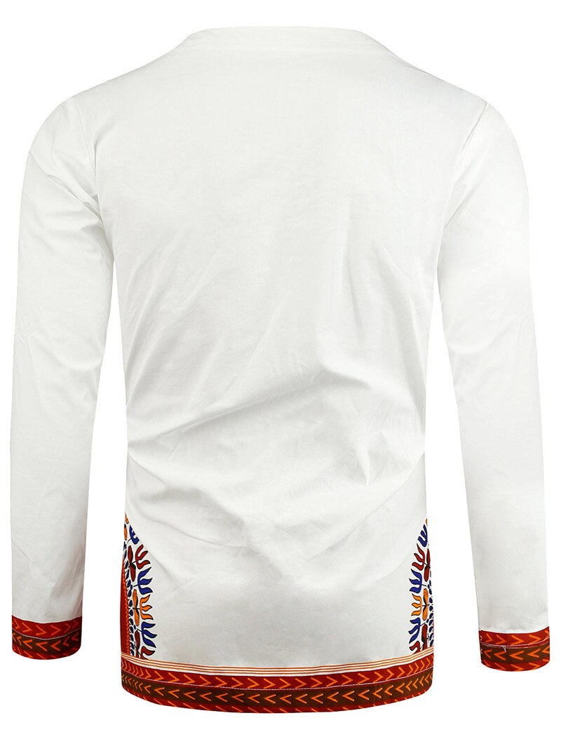 African Dashiki Print Longsleeve