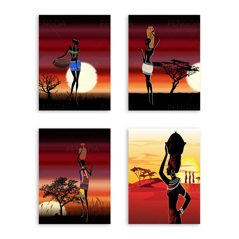 Poster »African Sunrise«