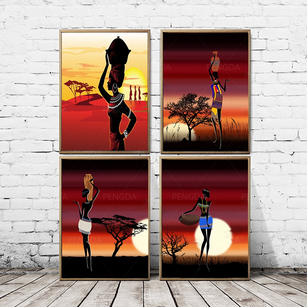 Poster »African Sunrise«