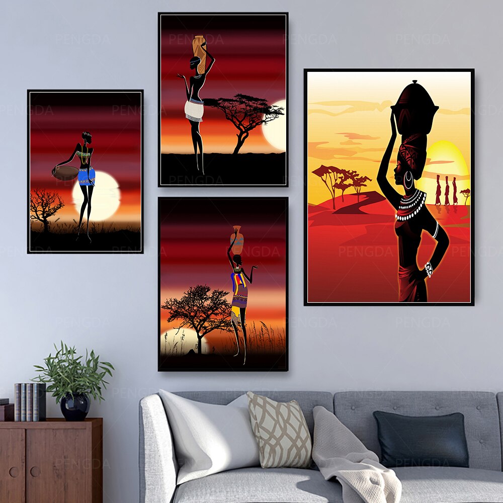 Poster »African Sunrise«