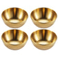 Goldene Schälchen, Servierschalen, Edelstahl, 2er Set / 4er Set